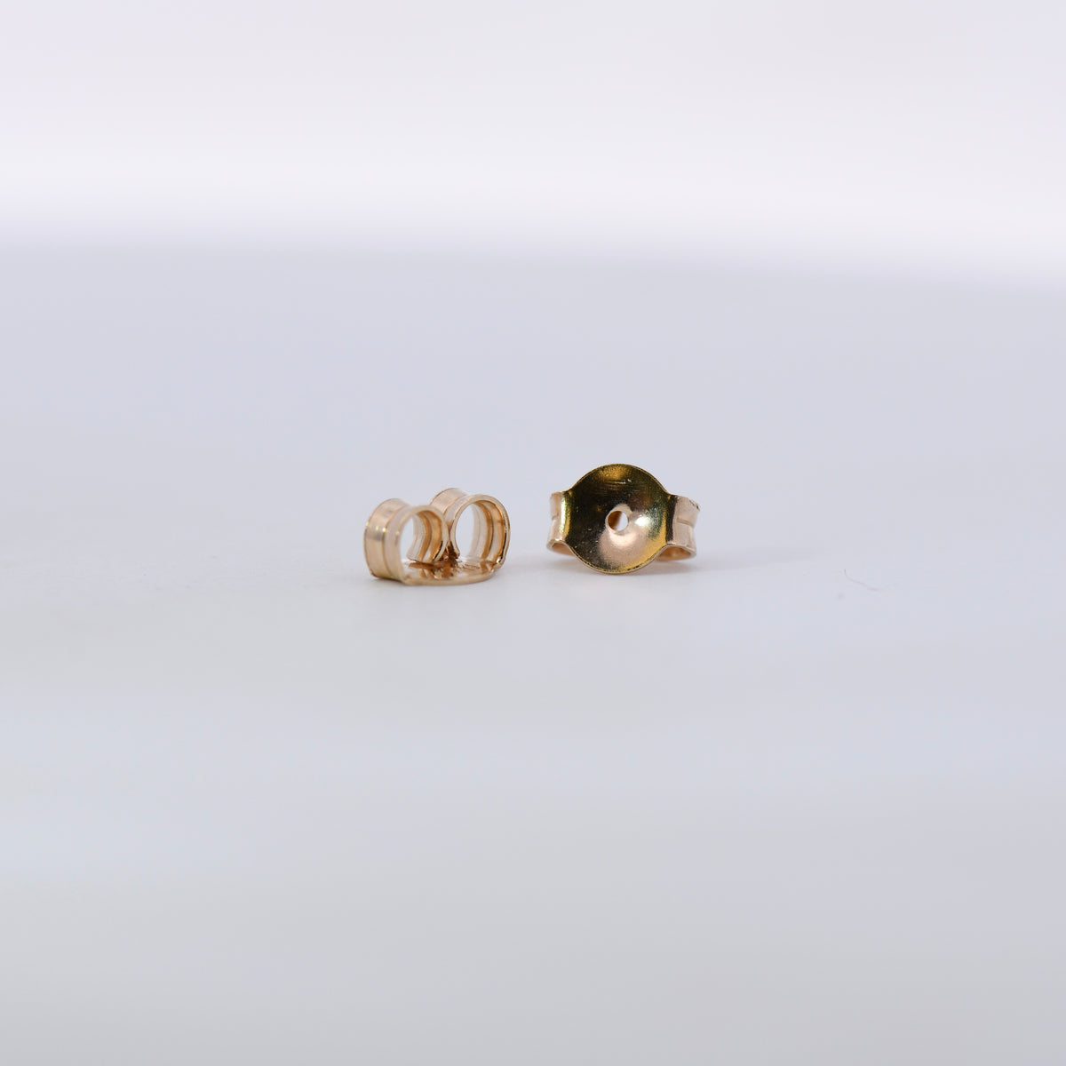 14K Yellow Gold Earring Back Set