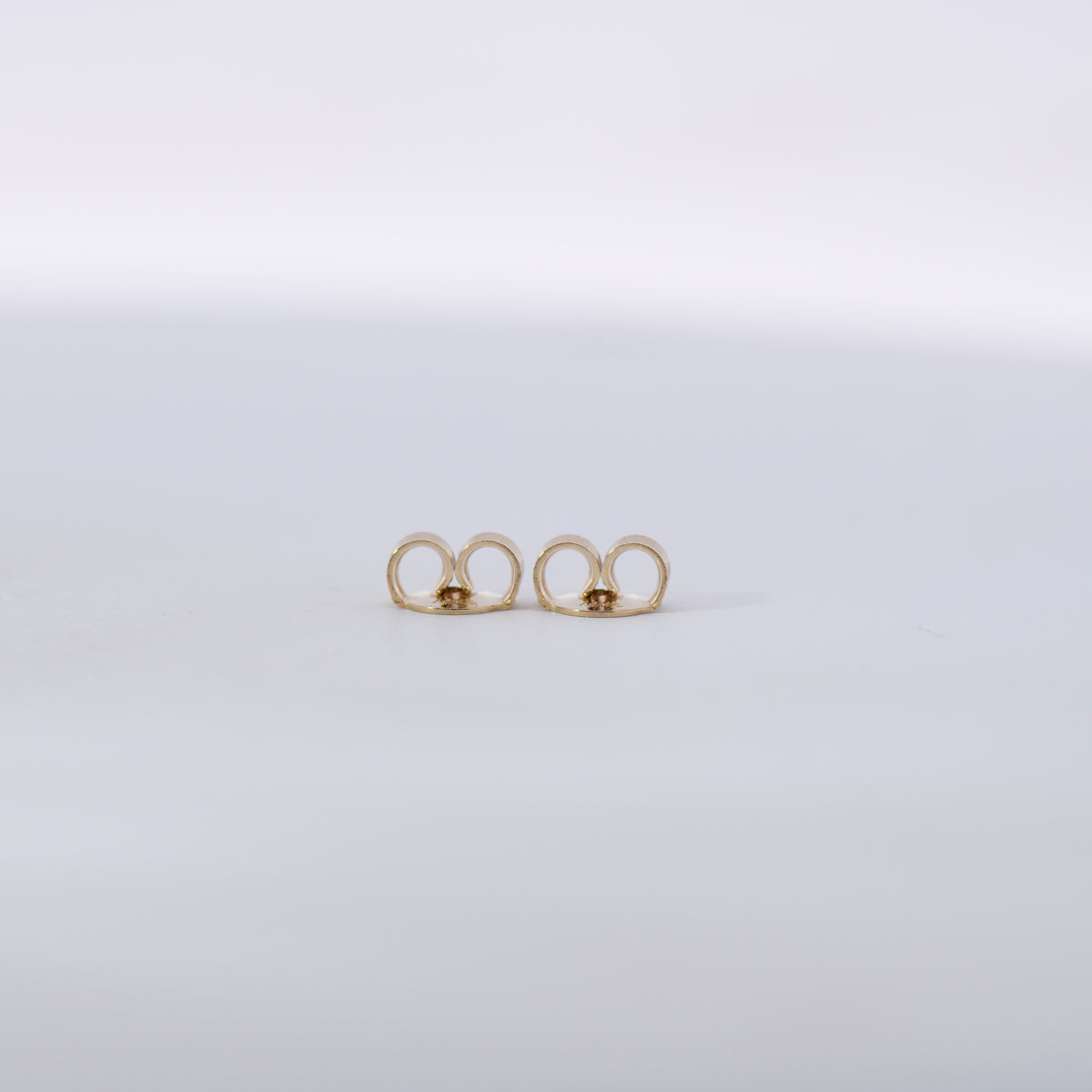14K Yellow Gold Earring Back Set