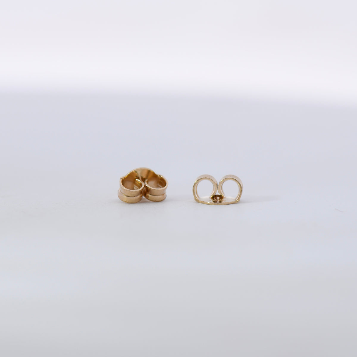 14K Yellow Gold Earring Back Set