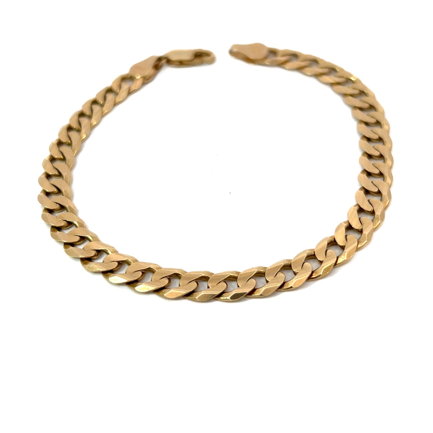 10K Gold Estate Curb Chain Bracelet