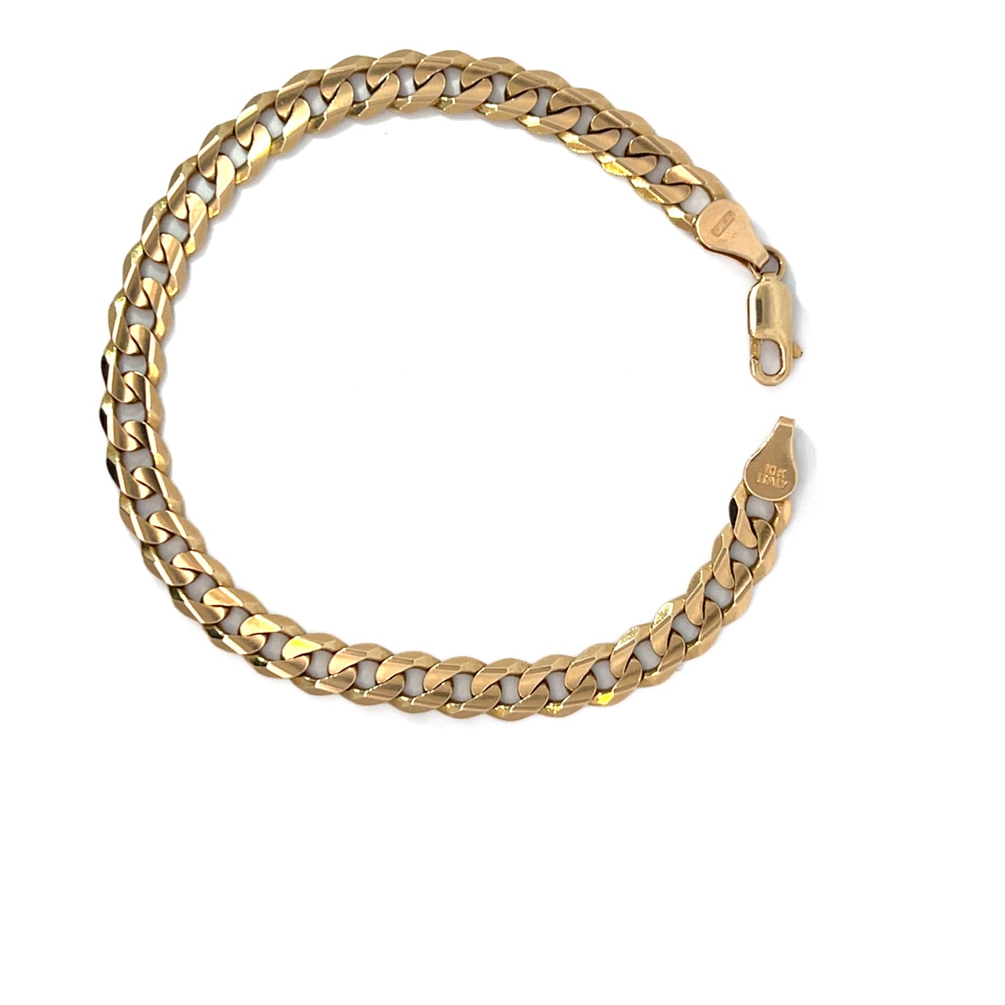 10K Gold Estate Curb Chain Bracelet
